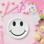 glimlachen papieren bordje (Feest)