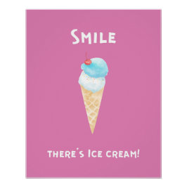 glimlachen perfect poster