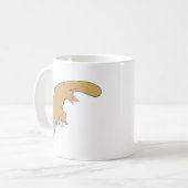 glimlachen Platypus Koffiemok (Voorkant links)