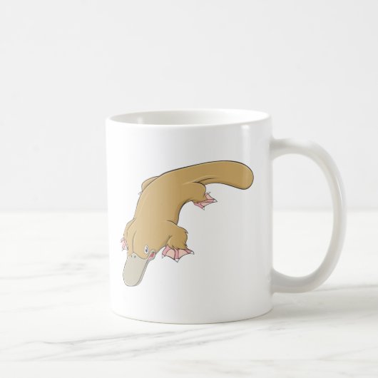 glimlachen Platypus Koffiemok (Rechts)