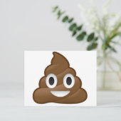 glimlachen Poop Emoji Briefkaart (Staand voorkant)