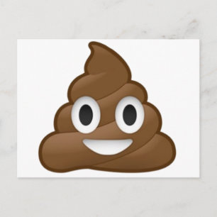 glimlachen Poop Emoji Briefkaart