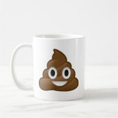 glimlachen Poop Emoji Koffiemok (Links)