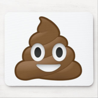 glimlachen Poop Emoji Muismat