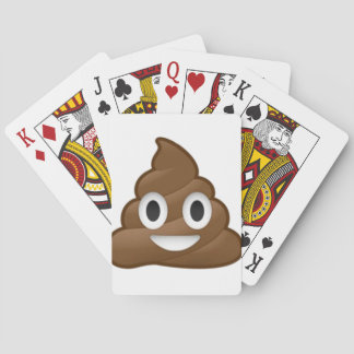 glimlachen Poop Emoji Pokerkaarten