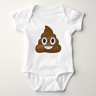 glimlachen Poop Emoji Romper