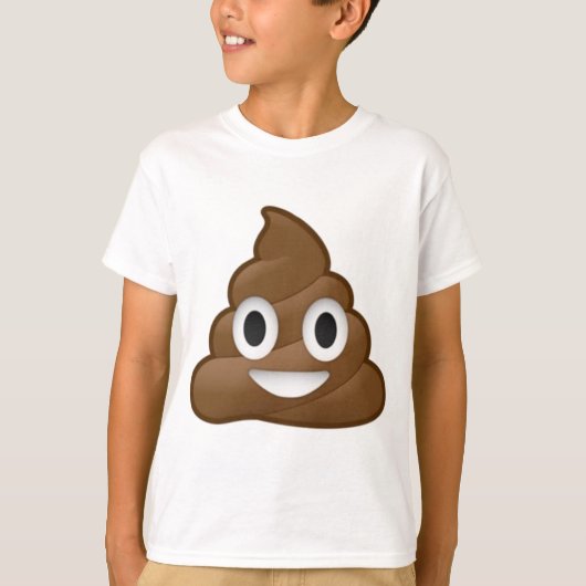 glimlachen Poop Emoji T-shirt (Voorkant)