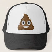 glimlachen Poop Emoji Trucker Pet (Voorkant)