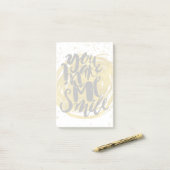 glimlachen post-it® notes (Op bureau)