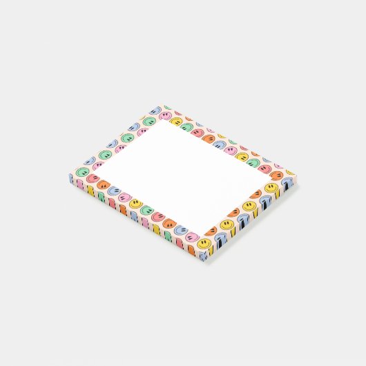 glimlachen post-it® notes (Schuin)