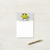 glimlachen post-it® notes (Op bureau)