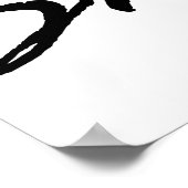 glimlachen poster (Hoek)