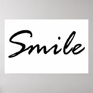 glimlachen poster