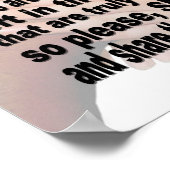 glimlachen poster (Hoek)