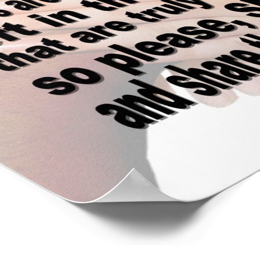 glimlachen poster (Hoek)