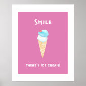 glimlachen poster (Voorkant)