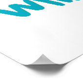 glimlachen poster (Hoek)