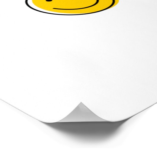 glimlachen poster (Hoek)