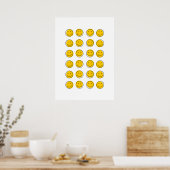 glimlachen poster (Keuken)