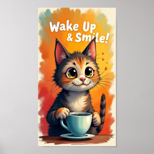 glimlachen poster (Voorkant)