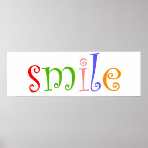 glimlachen poster