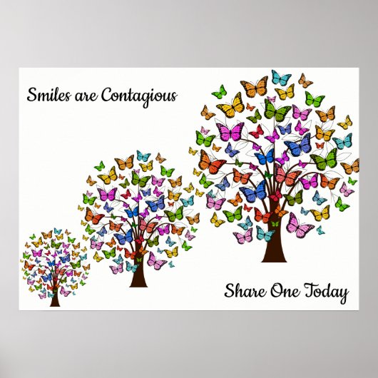 glimlachen poster (Voorkant)