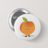 glimlachen ronde button 5,7 cm (Voorkant /achterkant)