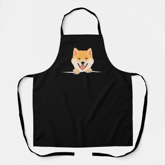 glimlachen Shiba Inu Schort (Voorkant)
