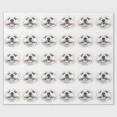 glimlachen shih tzu cadeaupapier (Vlak)