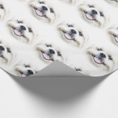 glimlachen shih tzu cadeaupapier (Hoek)