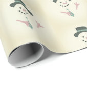 glimlachen Snowman Cadeaupapier (Rol Hoek)