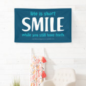 glimlachen spandoek (Insitu)