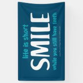 glimlachen spandoek (Verticaal)