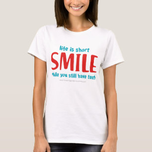 glimlachen t-shirt