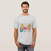 glimlachen t-shirt (Voorkant volledig)