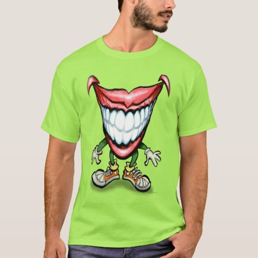 glimlachen t-shirt (Voorkant)