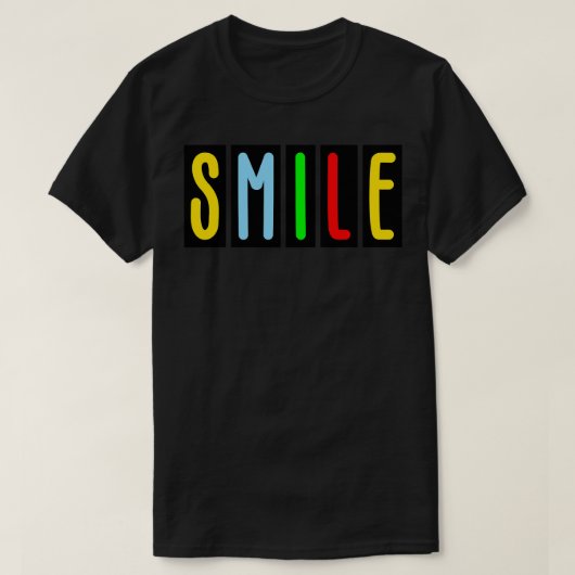 glimlachen t-shirt (Design voorkant)