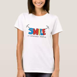 glimlachen t-shirt