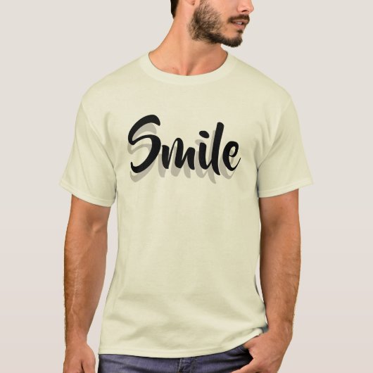 glimlachen t-shirt (Voorkant)
