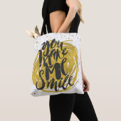 glimlachen tote bag (Dichtbij)