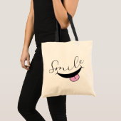 glimlachen tote bag (Voorkant (product))