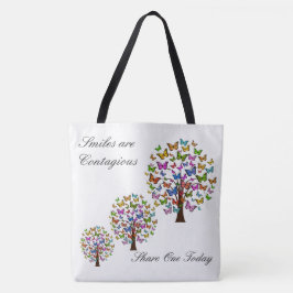 glimlachen tote bag