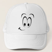 glimlachen trucker pet (Voorkant)