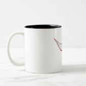 Glimlachen Tweekleurige Koffiemok (Links)