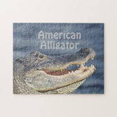 glimlachen van Amerikaanse alligator Legpuzzel (Horizontaal)