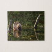 glimlachen van bever legpuzzel (Horizontaal)