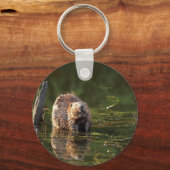 glimlachen van bever sleutelhanger (Voorkant)