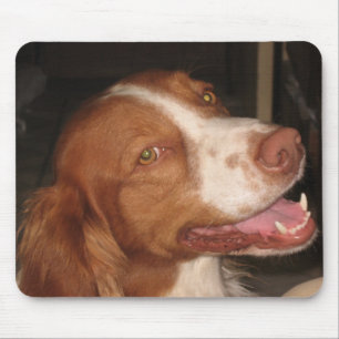 glimlachen van Brittany Spaniel Muismat