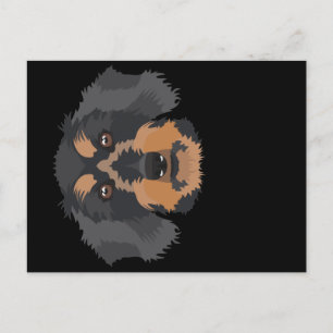 glimlachen van Dachshund met wirespeed Briefkaart
