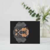 glimlachen van Dachshund met wirespeed Briefkaart (Staand voorkant)